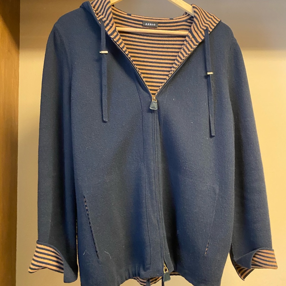 Akris Hooded Sweater (pants sold separately)